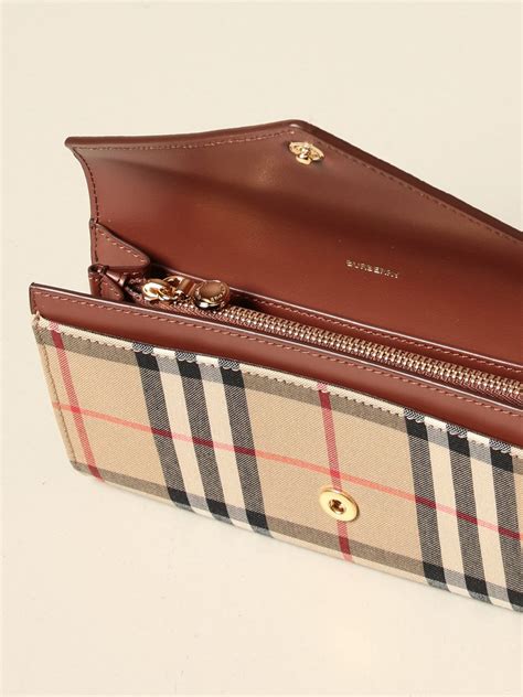 burberry continental wallets for women.